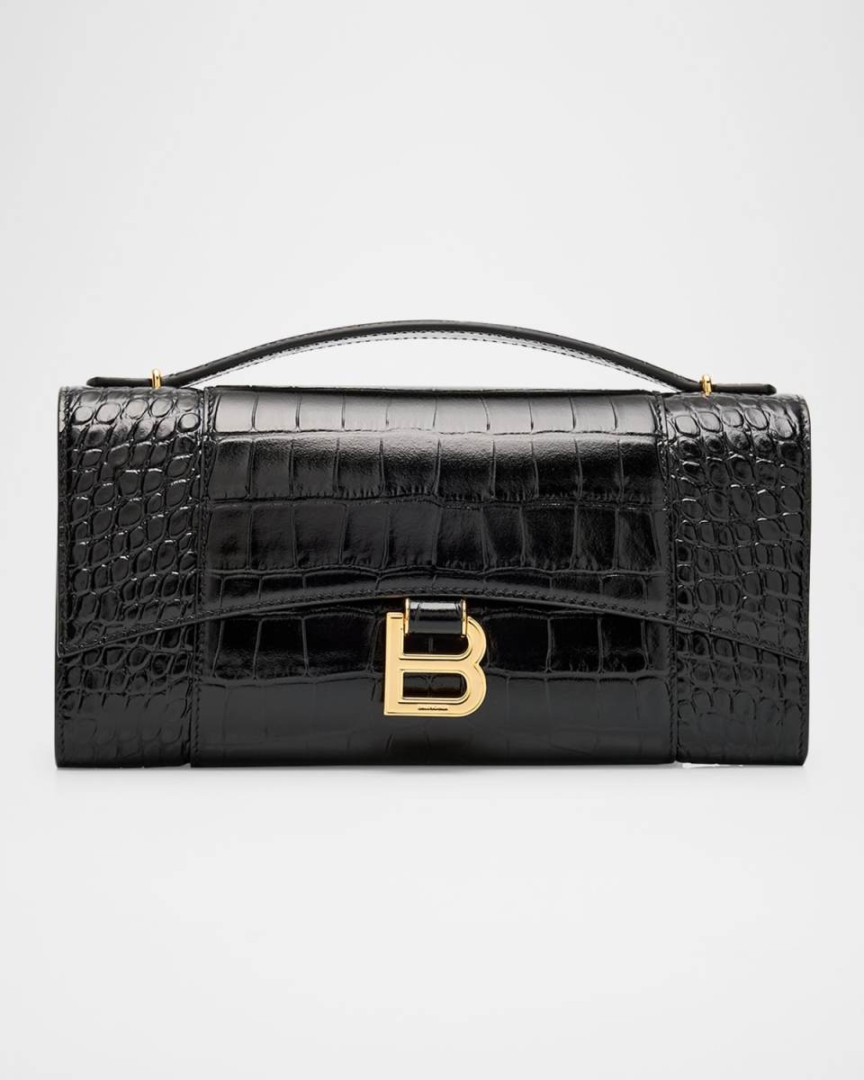 Hourglass Pochette with Chain